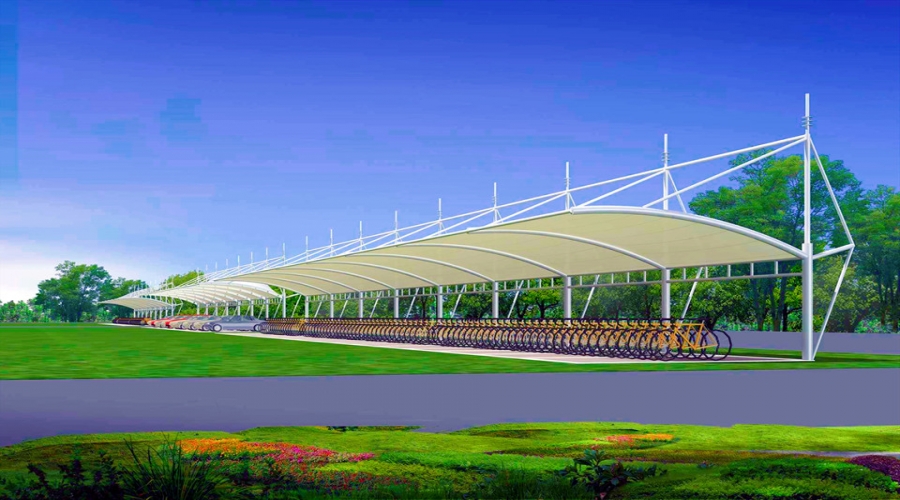 如皋市人民法院膜結(jié)構(gòu)車(chē)棚